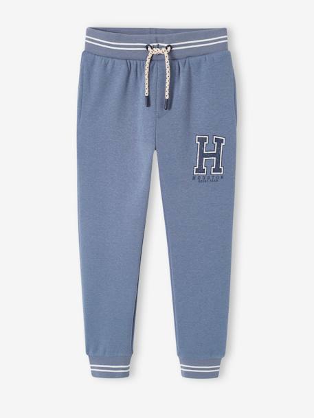 Jungen Joggpants graublau+marine+moosgrün 1