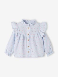 Babymode-Baby Bluse mit Volants