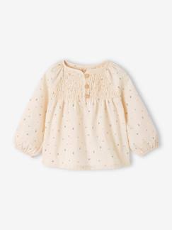 Babymode-Gesmokte Baby Bluse