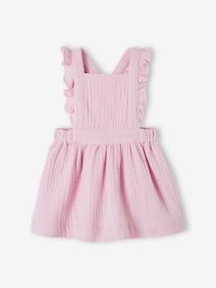 Babymode-Kleider & Röcke-Mädchen Baby Latzkleid, Musselin