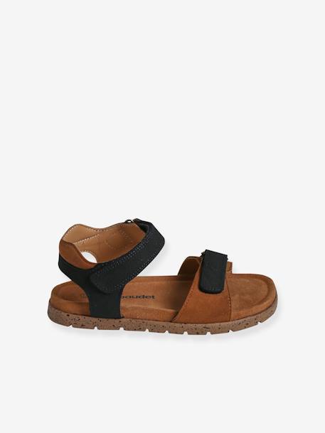 Kinder Klett-Sandalen - marine/karamell+sandfarben - 2