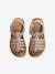 Kinder Riemchen-Sandalen mit Anziehtrick gold 4