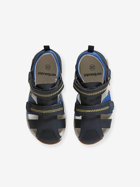 Kinder Klett-Sandalen nachtblau/blau 4