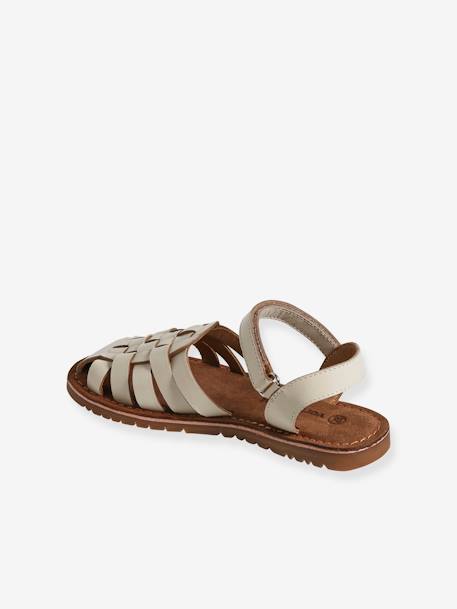 Mädchen Klett-Sandalen - wollweiß - 3