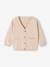 Baby Strickjacke Oeko-Tex beige meliert 1