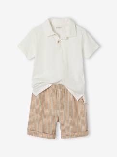 Festliches Jungen-Set: Poloshirt & Shorts  [numero-image]