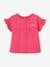 Baby T-Shirt aus Bio-Baumwolle, personalisierbar fuchsia+wollweiß 5