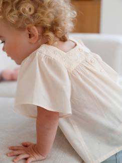 Baby Bluse mit Lochstickerei  [numero-image]