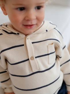 Babymode-Pullover, Strickjacken & Sweatshirts-Pullover-Baby Kapuzenpullover Oeko-Tex