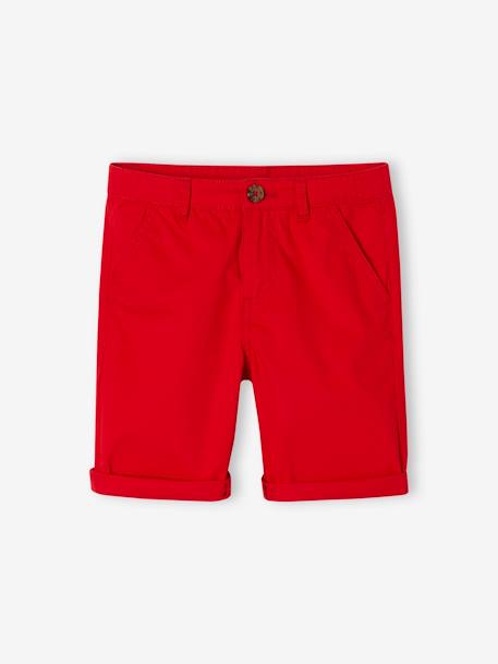 Jungen Chino-Shorts Oeko-Tex beige+blau+graublau+grün+rot 25