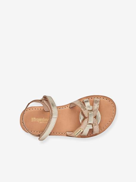 Mädchen Klett-Sandalen Badalia LES TROPEZIENNES PAR M. BELARBI - beige golden - 3