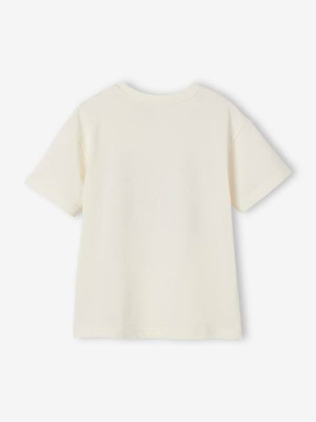 Jungen T-Shirt mit Fotoprint, Recycling-Baumwolle - aqua+koralle+wollweiß - 9