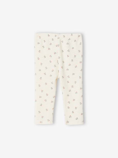 Baby Leggings Oeko-Tex - beige bedruckt - 2