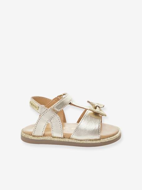 Baby Klett-Sandalen Izorro LES TROPEZIENNES PAR M. BELARBI - beige golden+rosa - 2