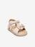 Baby Klett-Sandalen Izorro LES TROPEZIENNES PAR M. BELARBI beige golden+rosa 4