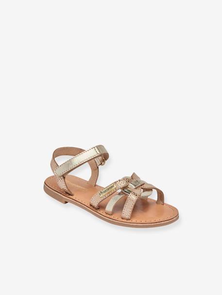 Mädchen Klett-Sandalen Badalia LES TROPEZIENNES PAR M. BELARBI - beige golden - 1