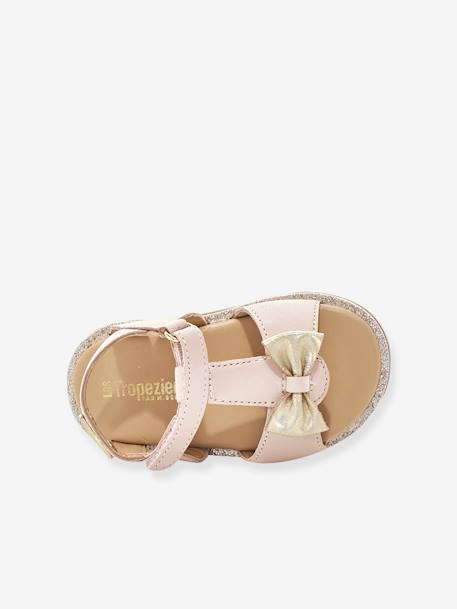 Baby Klett-Sandalen Izorro LES TROPEZIENNES PAR M. BELARBI - beige golden+rosa - 6