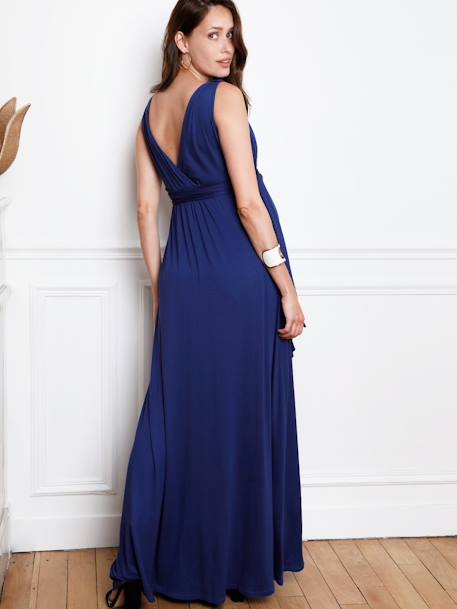 Wickelkleid für Schwangerschaft & Stillzeit Romaine Tank ENVIE DE FRAISE - blau - 3