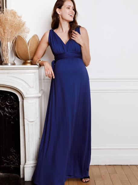 Wickelkleid für Schwangerschaft & Stillzeit Romaine Tank ENVIE DE FRAISE blau 1