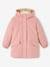 Mädchen 3-in-1-Jacke mit Recycling-Polyester - khaki+rosa - 19