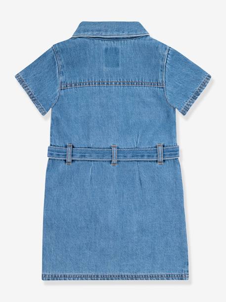 Mädchen Jeanskleid Levi's, Bio-Baumwolle jeansblau 2