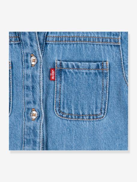 Mädchen Jeanskleid Levi's, Bio-Baumwolle jeansblau 3