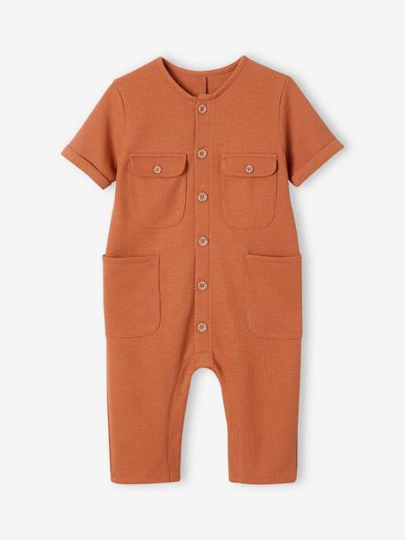 Jungen Baby Overall Oeko-Tex - rost - 2