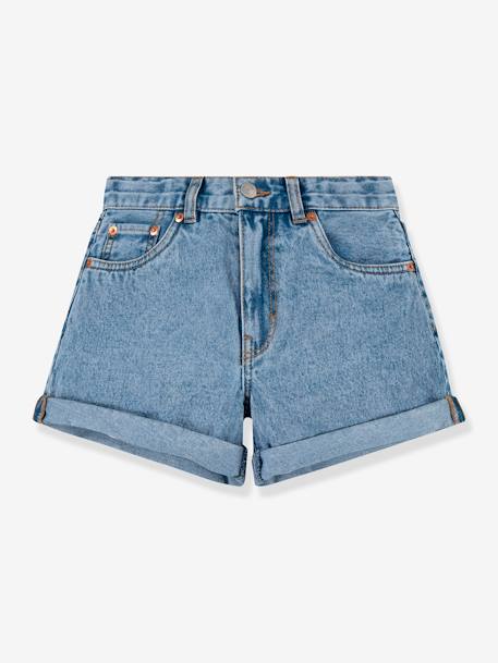 Mädchen Mom-Jeansshorts Levi's, Bio-Baumwolle jeansblau 1