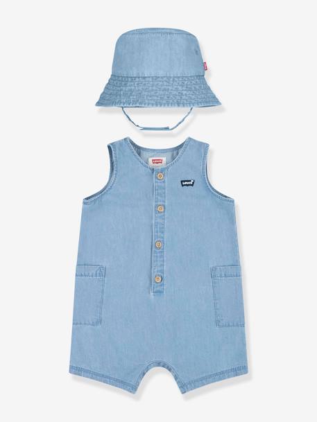 Baby-Set: Overall & Sonnenhut Levi's bleached 1