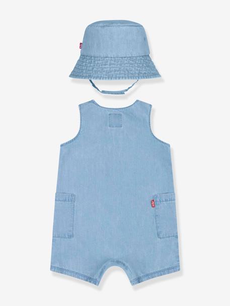 Baby-Set: Overall & Sonnenhut Levi's bleached 3