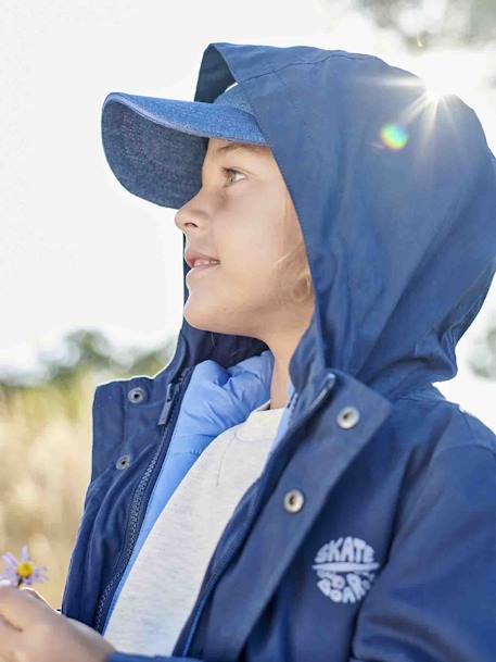 Jungen 3-in-1-Jacke mit Recycling-Polyester marine/blau 3