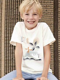 Jungenkleidung-Shirts, Poloshirts & Rollkragenpullover-Shirts-Jungen T-Shirt aus schwerem Jersey Oeko-Tex