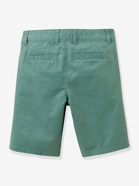 Jungen Chino-Shorts CYRILLUS aqua+azurblau+rosa 2