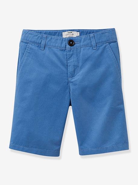 Jungen Chino-Shorts CYRILLUS aqua+azurblau+rosa 3