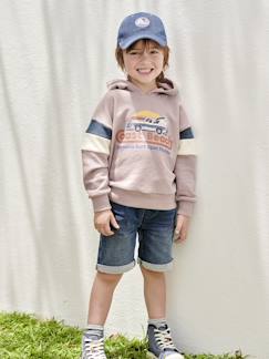 Jungenkleidung-Shorts & Bermudas-Jungen Shorts mit Dehnbund, Denim-Look