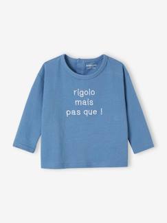 Babymode-Shirts & Rollkragenpullover-Shirts-Baby Shirt aus Bio-Baumwolle mit Message, personalisierbar