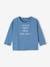 Baby Shirt aus Bio-Baumwolle mit Message, personalisierbar blau+wollweiß 5