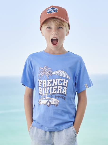 Jungen T-Shirt Oeko-Tex - azurblau - 1