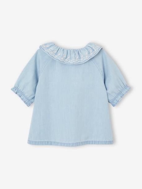 Mädchen Baby Jeansbluse bleached 2