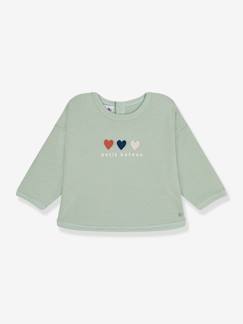 Mädchen Sweatshirt PETIT BATEAU, Herzen  [numero-image]