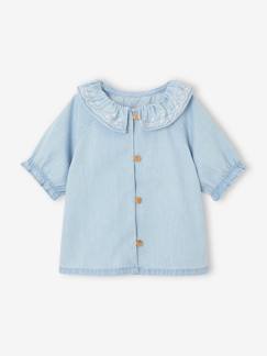 Babymode-Mädchen Baby Jeansbluse