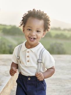 Baby Poloshirt aus Strick Oeko-Tex  [numero-image]