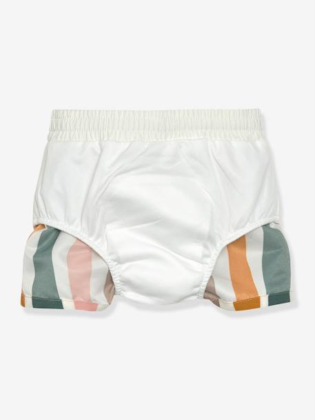 Baby Windelbadeshorts LÄSSIG blau bedruckt+weiß bedruckt+weiß gestreift 9