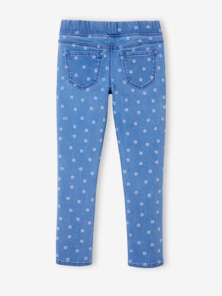 Mädchen Treggings, Jeans-Optik - blue stone+double stone+grau - 9