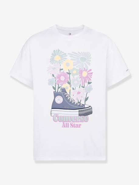 Mädchen T-Shirt CONVERSE mit Sneaker-Print wollweiß 1