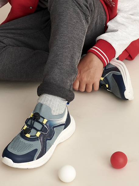 Kinder Sport-Sneakers mit Gummizug set blau 1