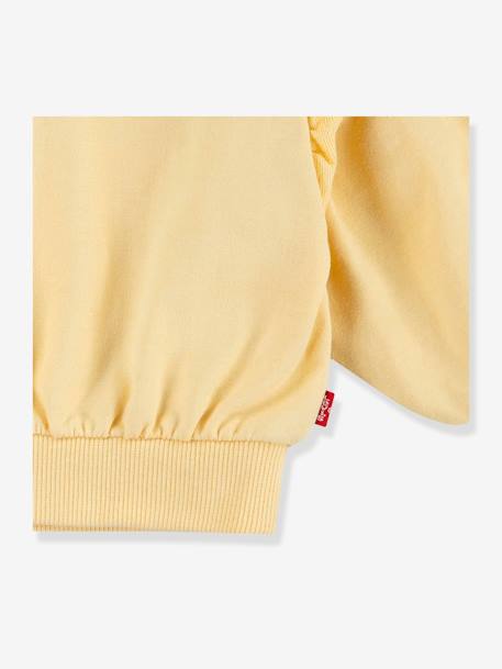 Mädchen Sweatshirt Levi's mit Bio-Baumwolle hellgelb 4