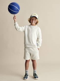 Jungenkleidung-Sportbekleidung-Jungen Sport-Set: Sweatshirt & Shorts, personalisierbar