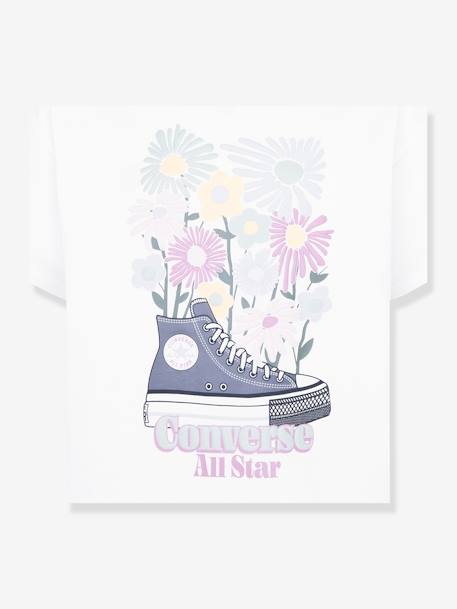 Mädchen T-Shirt CONVERSE mit Sneaker-Print wollweiß 3