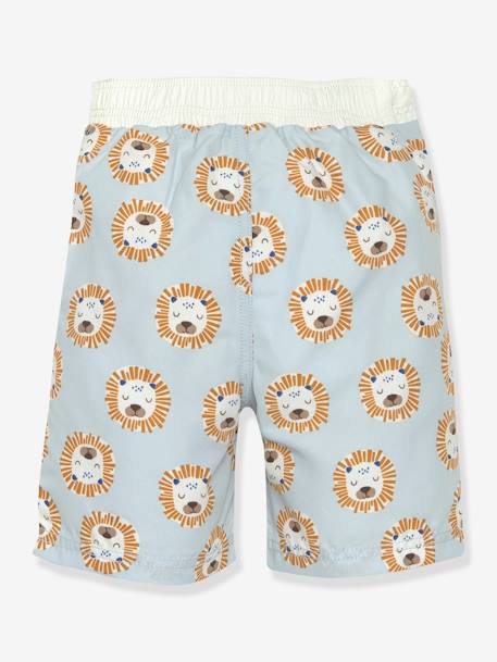 Baby Windelbadeshorts LÄSSIG blau bedruckt+weiß bedruckt+weiß gestreift 2